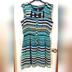 Enforces Women Multicolor Stripe Dress